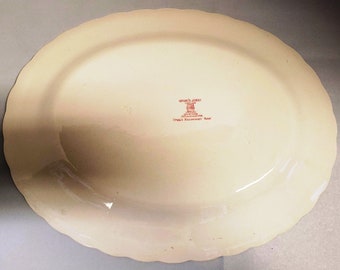 Spode Billingsley Rose Platter - Vintage 13.5