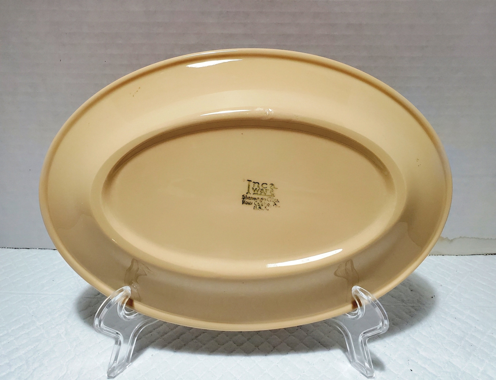 Shenango China Desert Tan Inca Ware 91/4 Oval Etsy