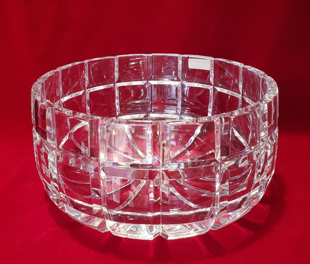 Hermoso Crystal Accents Crystal Bowl / Polonia Etsy España