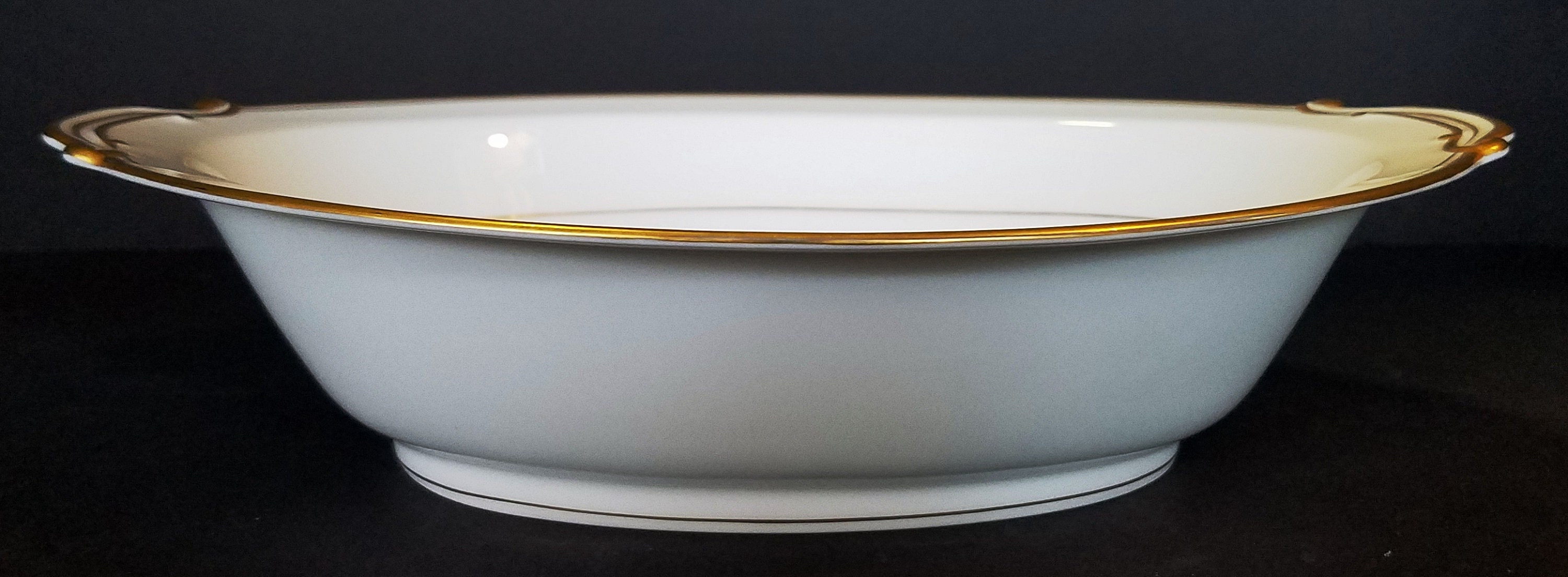 Noritake Goldlane Deep Oval Serving Bowl Etsy