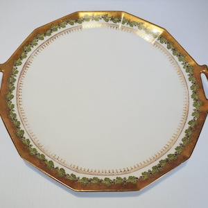 Antique A & D Limoges Hand Painted Meat Platter