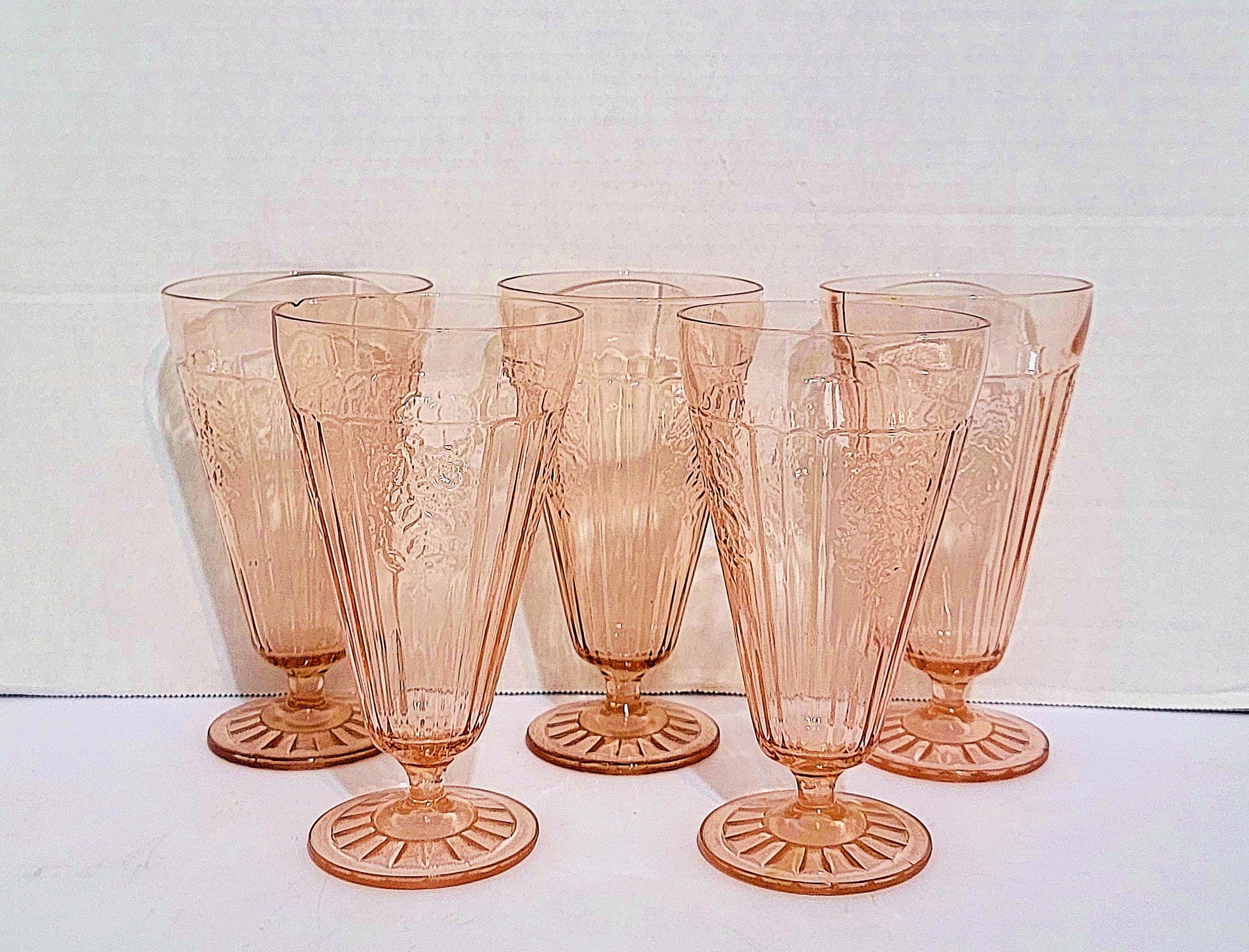 ⑤希少 ホッキンググラス メイフェア オープンローズ ボウル 2色セット Mayfair Glass - Etsy