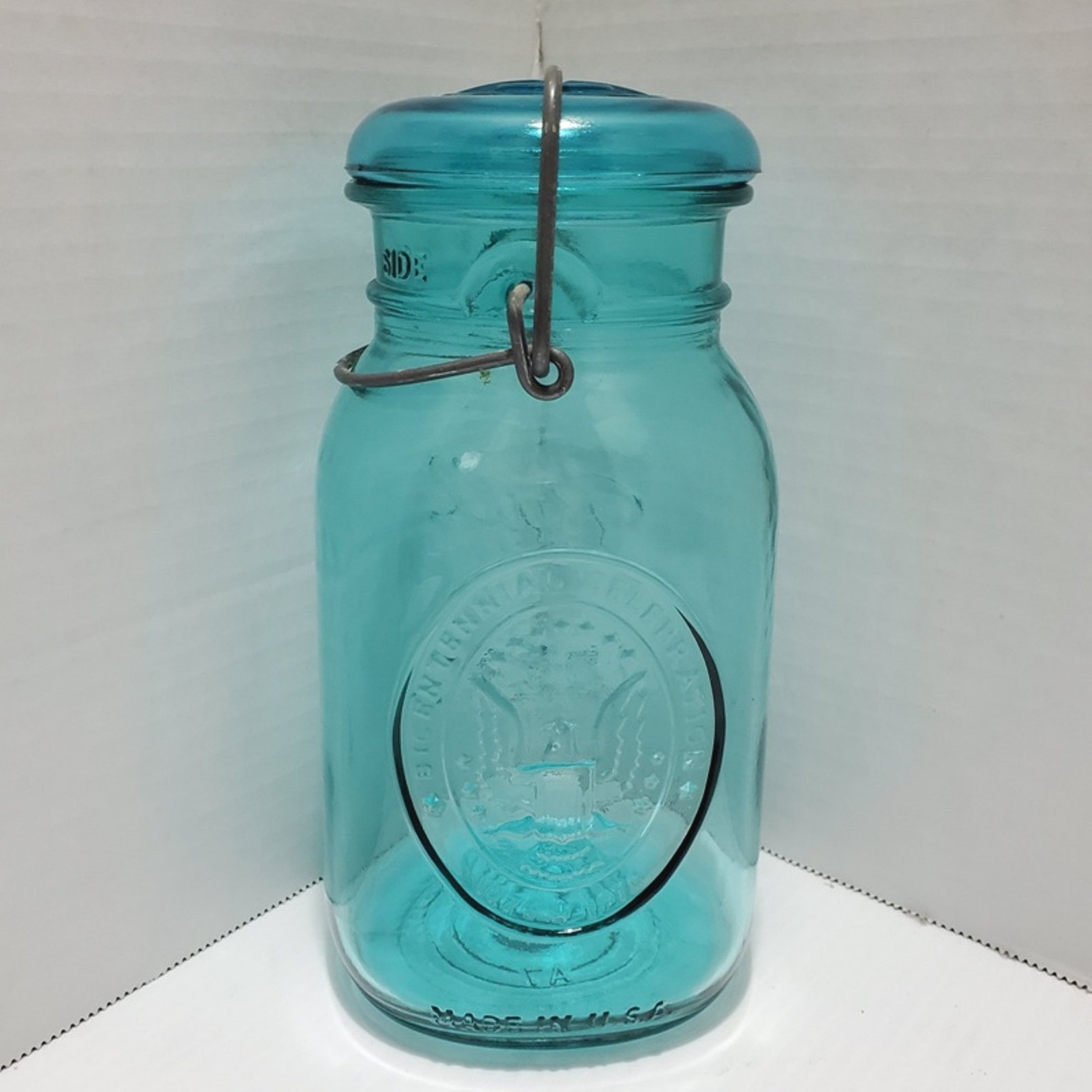 Blue Ball / Ideal Canning Jar / Bicentennial Celebration / Etsy