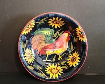 Certified International SUSAN WINGET Sunrise Rooster 8 1/2  display picture 1