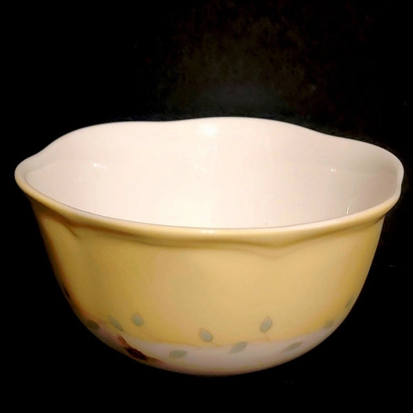 One (1) - 4-1/2" Lenox "Butterfly Meadow" Dessert Bowl