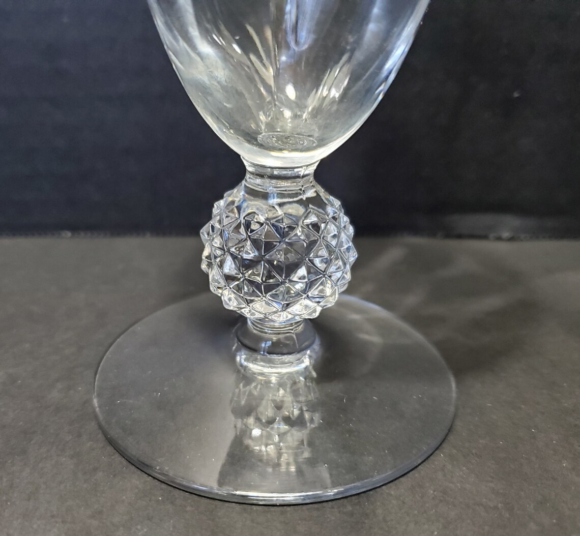 Pair of Footed Water Glasses / Stems Etsy Italia