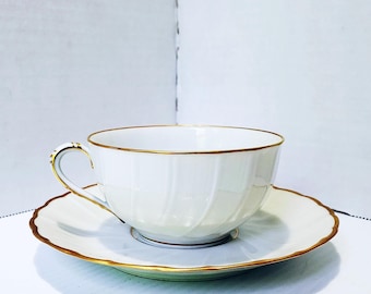 Two (2) Bernardaud "Verlaine" Cup and Saucer Sets / Limoges France