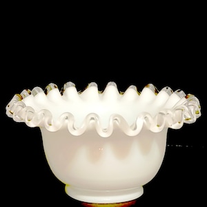 Yellow Custard Glass Fenton 