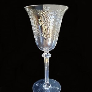 Tiffin Glass &quot;June Beau&quot; Footed Water Glass