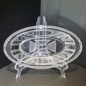 EAPG Bryce Brothers &quot;Argyle&quot; Relish Dish / 1886 / AS IS