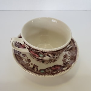 Johnson Bros. &quot;His Majesty&quot; Cup & Saucer Set