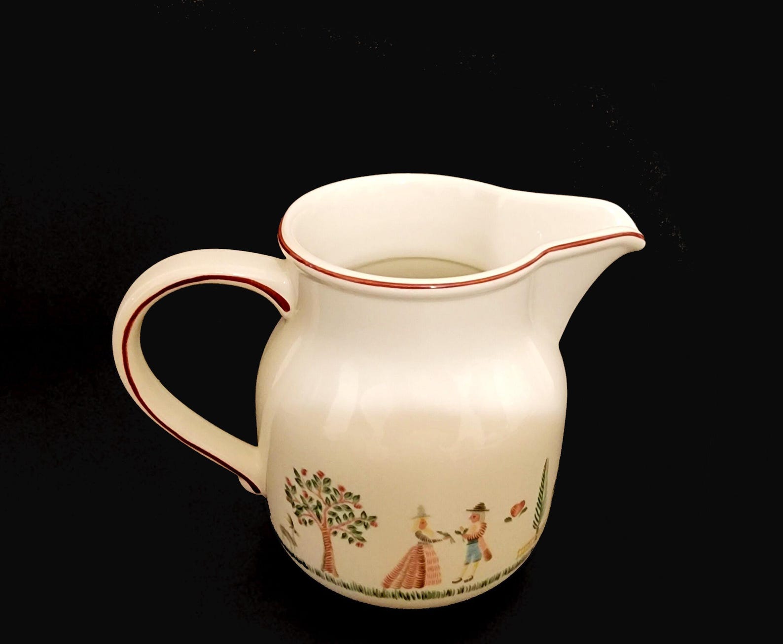 5" Villeroy & Boch "american Sampler" Milk Pitcher / Luxembourg - Etsy