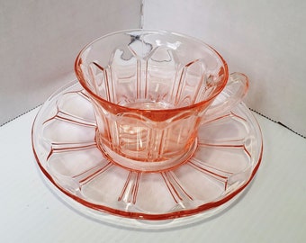Pink Vaseline Glass | Etsy