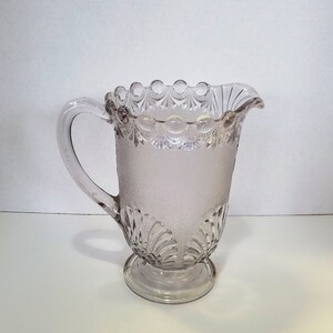 EAPG Westmoreland Shell and Jewel Pitcher / 1896