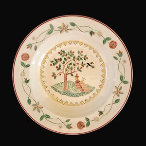 Eight (8) - 8-5/8&quot; Villeroy & Boch &quot;American Sampler&quot; Rim Soup Bowls  Luxembourg