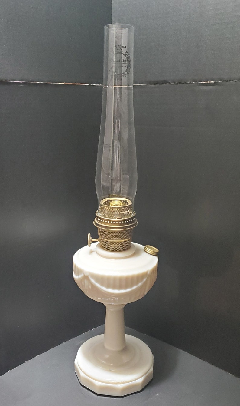 Aladdin Alacite Lincoln Drape Oil Lamp with Tall Etsy