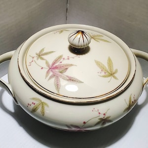 Antique Retsch Porcelain Covered Bowl / Wunsiedel, Germany