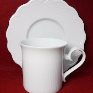 Dansk Fransk Collection Blanc Cup & Saucer Set