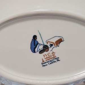 Shenango China 8-1/2&quot; Desert Tan Inca Ware Oval Serving Bowl  Seven (7) Available