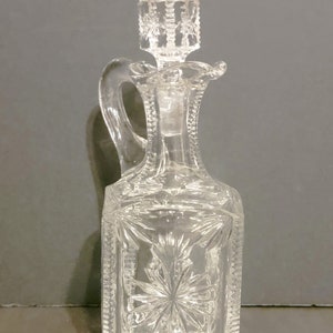 9&quot; EAPG Model Flint &quot;Grace&quot; Decanter / Cruet / Catsup