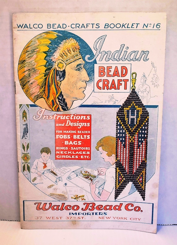 Métier à Perles Indien Walco Vintage - Pour Tisser Sacs, Ceintures, étuis - Bois Et Métal