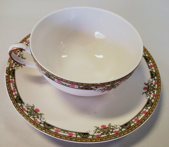 Pair of A. Lanternier Limoges France Porcelain Cup & Saucer - Etsy