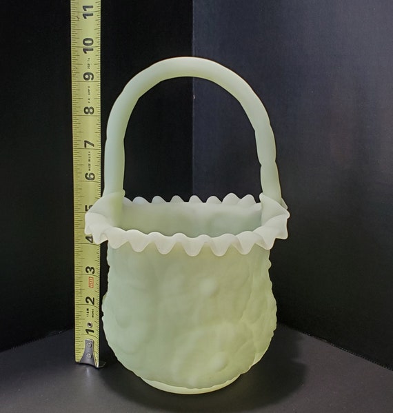 Yellow Custard Glass Fenton 