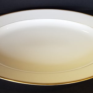 Große Noritake Goldlane Serving Platte