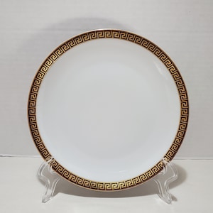 Sette (7) - 7-1/2&quot; Porcellana Arzberg &quot;Greek Key&quot; Piatti da insalata Germania