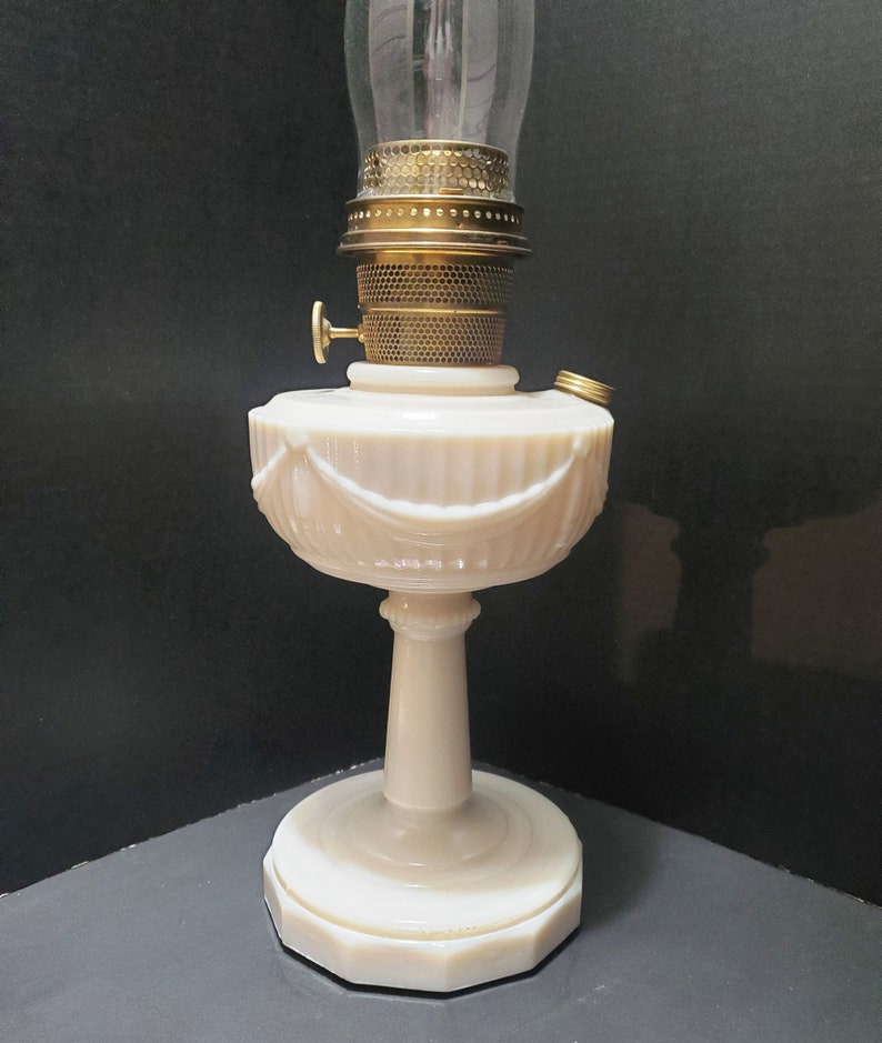 Aladdin Alacite Lincoln Drape Oil Lamp with Tall Etsy