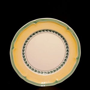 Four (4) - 8-1/8&quot; Villeroy & Boch &quot;French Garden Vienne&quot; Salad Plates