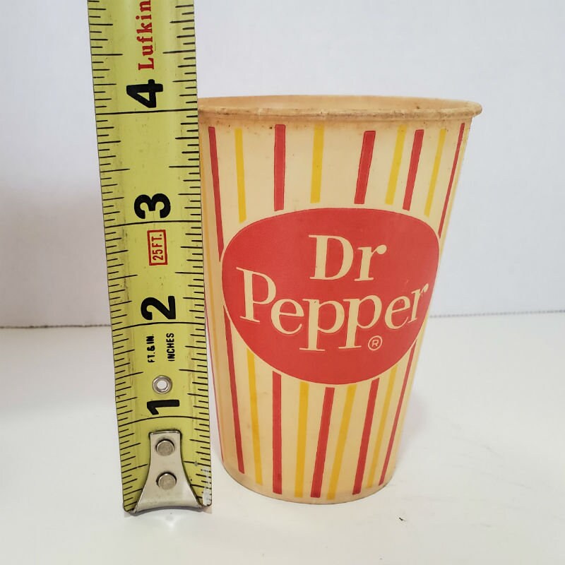 Vintage 7 Oz Waxed Dr. Pepper Cup / 1960's - Etsy