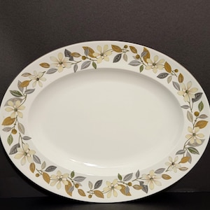 13-5/8" - Wedgwood "Beaconsfield" Bone China Oval Serving Platter / Two Available