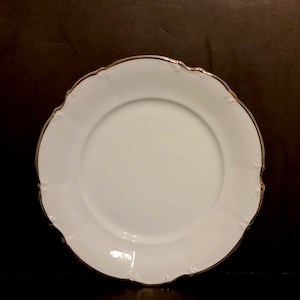 Eight (8) - 8&quot; Hutschenreuther  Saladmaster &quot;Wedding Band&quot; Salad Plates / Germany