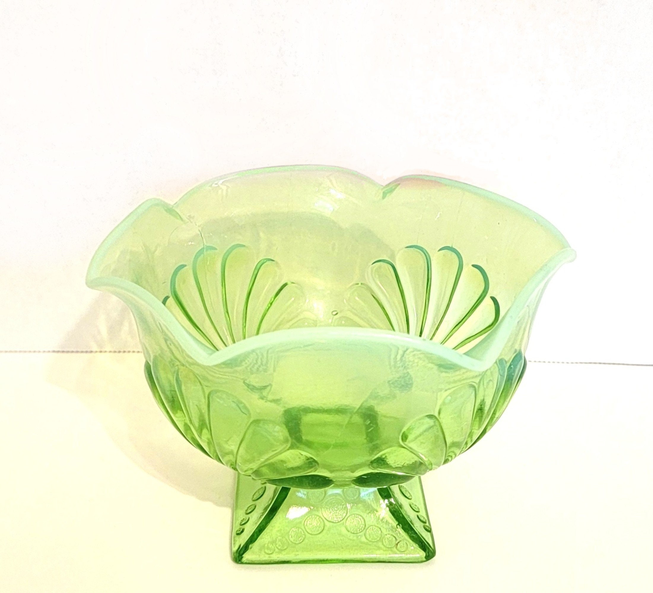 Antique Jefferson Glass Bowl - Etsy