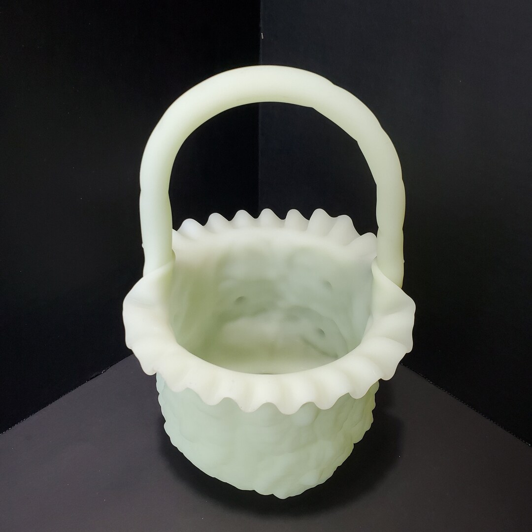 Yellow Custard Glass Fenton 