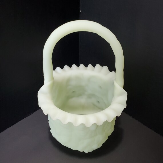 Yellow Custard Glass Fenton 