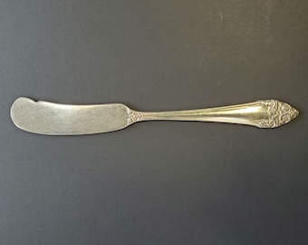 Reed & Barton Sterling "Fragrance" Flat Handle Butter Spreader