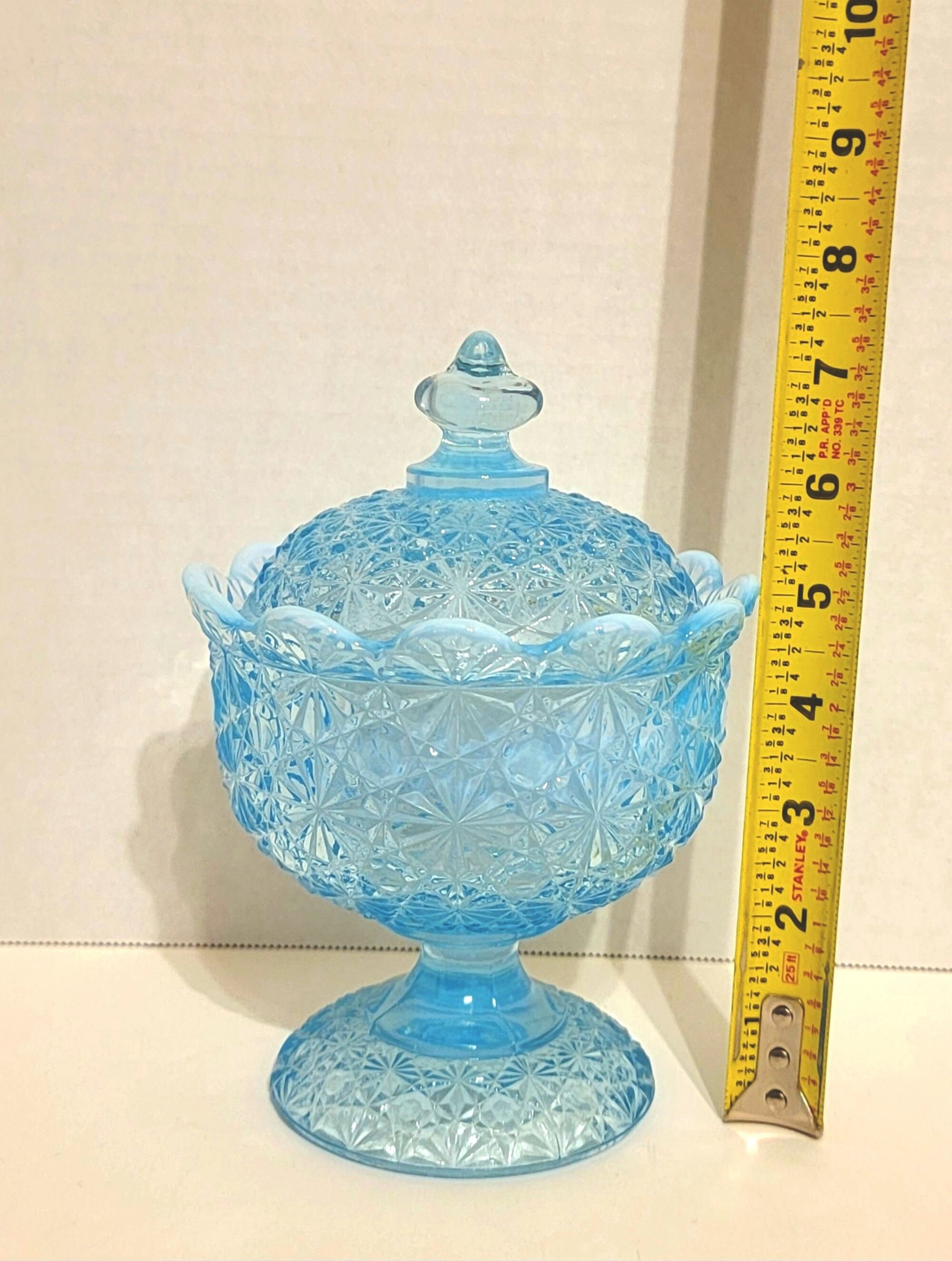 フェントン　Fenton ドットパターン　キャンディジャー 7-3/8