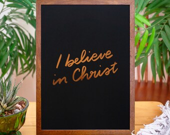 I Believe in Christ - Etsy