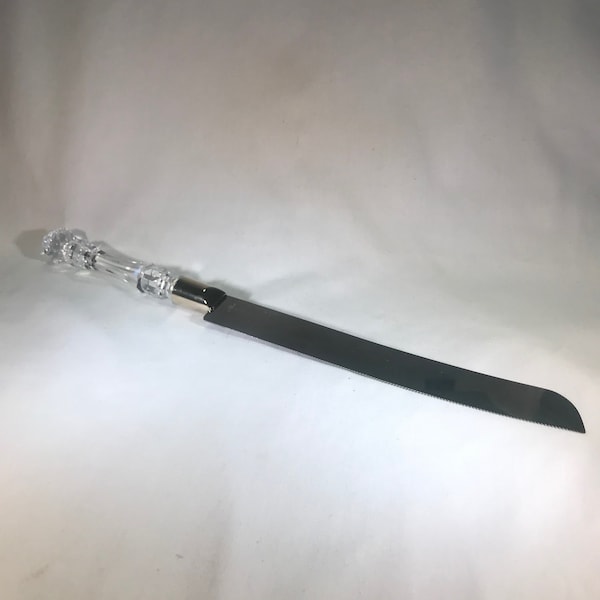 Crystal Cake Knife Etsy