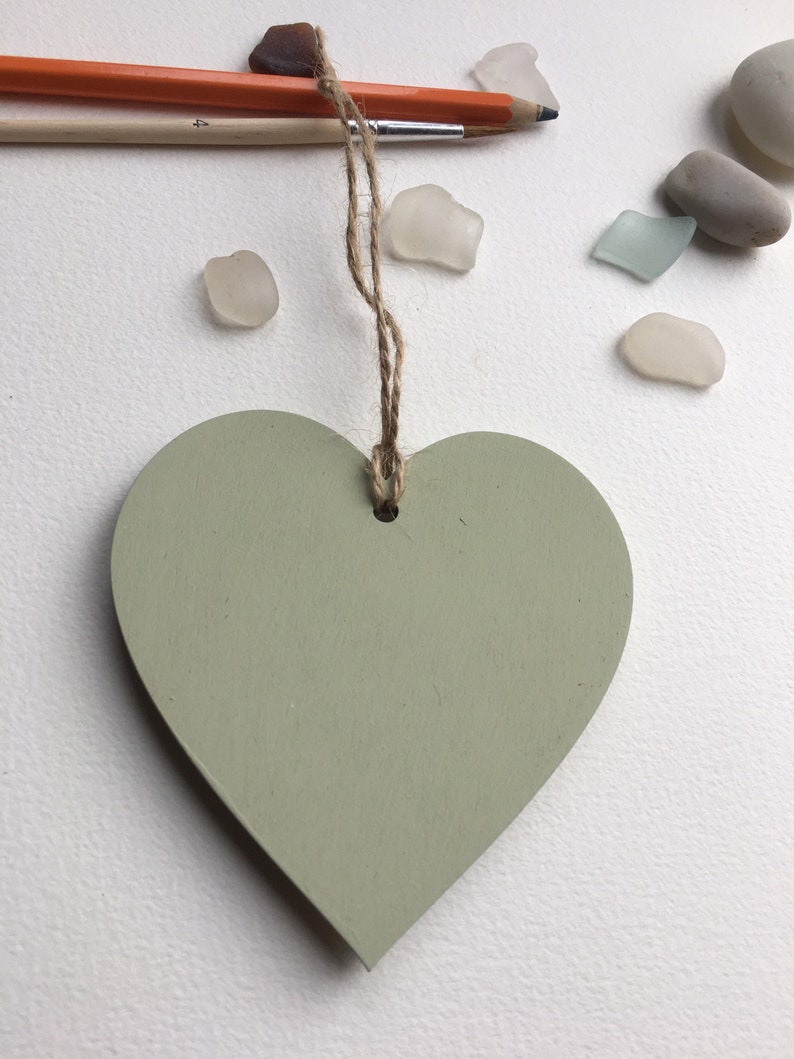 Sea glass birds painted wooden hanging decoration Mother\u2019s Day gift sending love birds love hearts love birds friendship handmade
