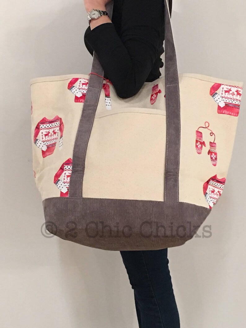 monogrammed canvas tote bags