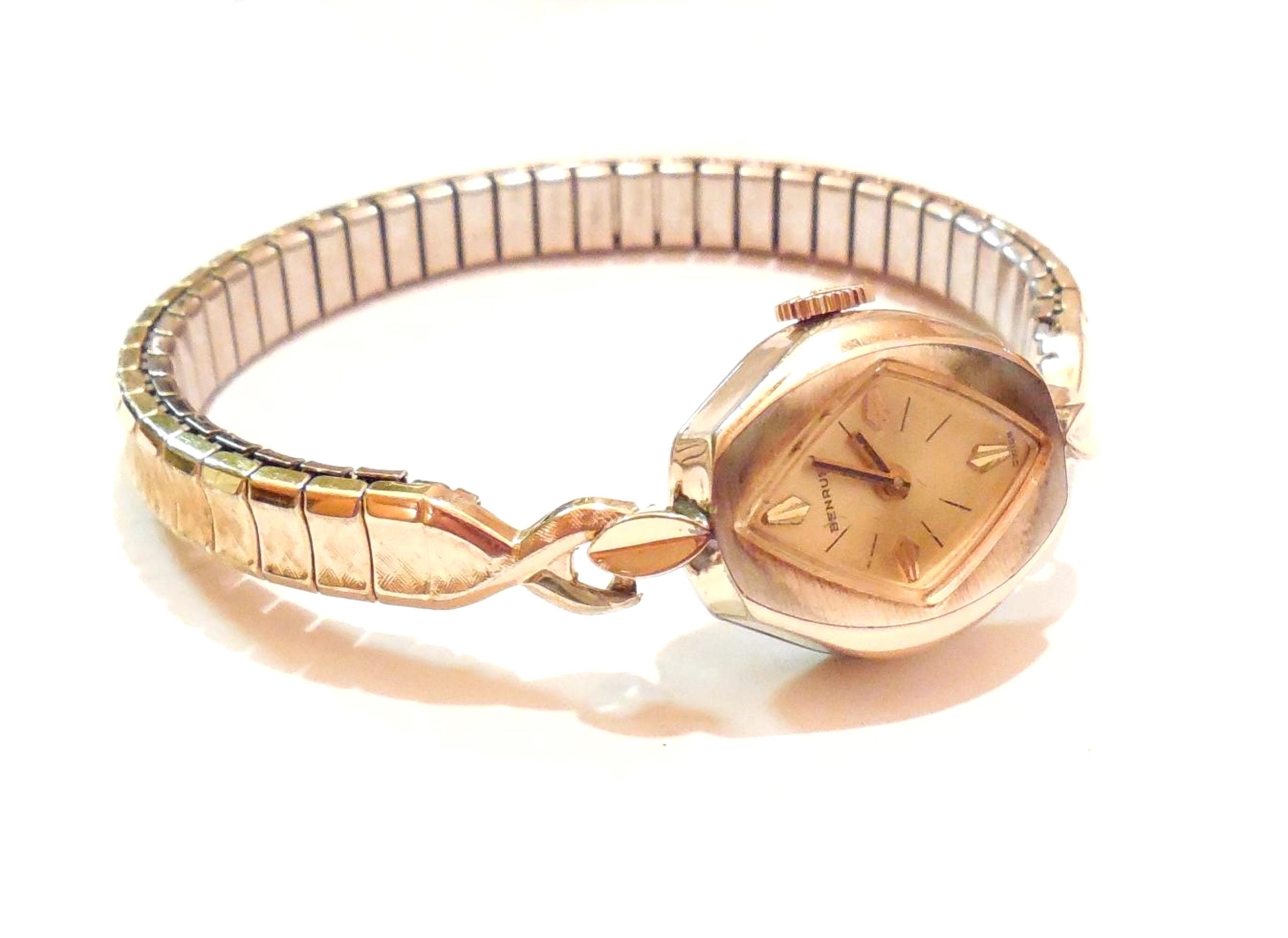 Vintage Benrus ladies 17 jewels winding watch with original box works Benrus Wrist Watch Ladies 17 Jewels - Etsy main image 4