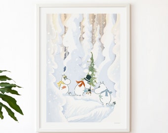 Christmas in the Moomin Valley Poster