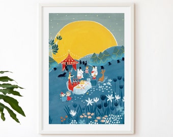 Party in the Moomin Valley Poster