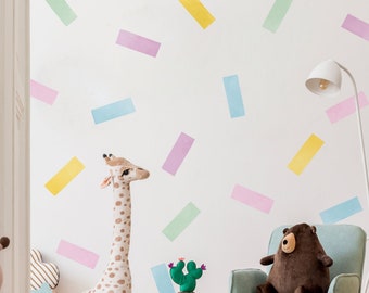 Big Pastel Sprinkles Wall Decals, Plastic-Free wall stickers