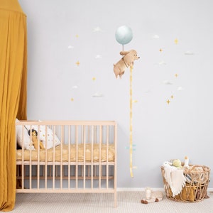 Messlatte für Hunde, plastikfreie Wandsticker fürs Kinderzimmer