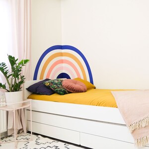 Mural Art Deco Rainbow Wall Sticker, Plastic-free Wall Sticker - Etsy