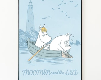 Moomin and the Sea, Moomin Comics Poster